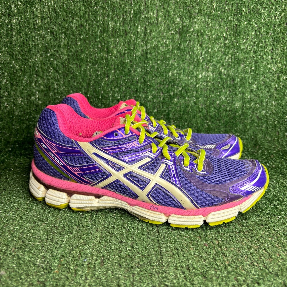 Asics GT-2000 T2K7N Gel Cushioning Athletic Running Shoes Purple Womens Size 7